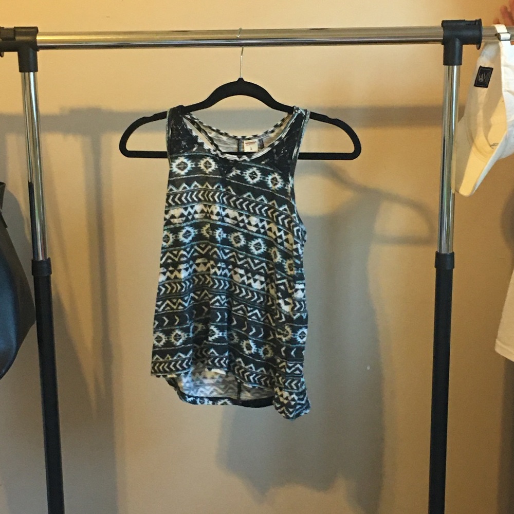 Patterned tank top